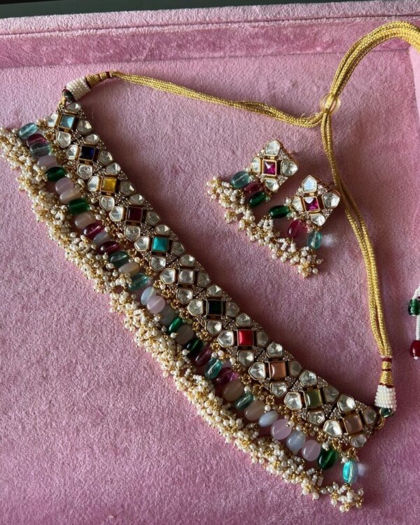 navratan uncutpolki set