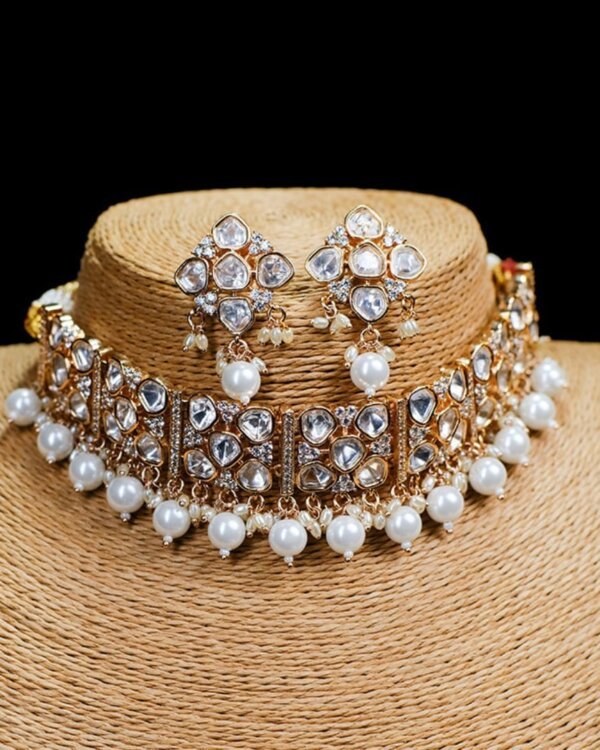 Polki Choker Necklace set