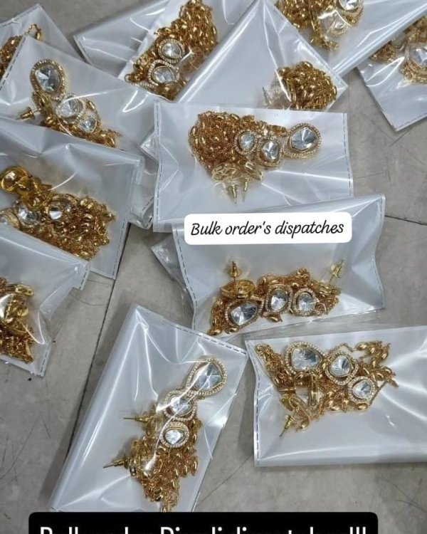 Classic Sleek Polki Double Layer Pendant Set – Elegant Bridal Jewellery 5 1003976526