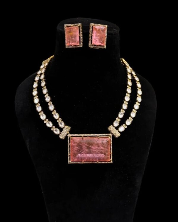 Navya Double Layer Doublet Jewellery Set – Elegant Design 7 1004117561