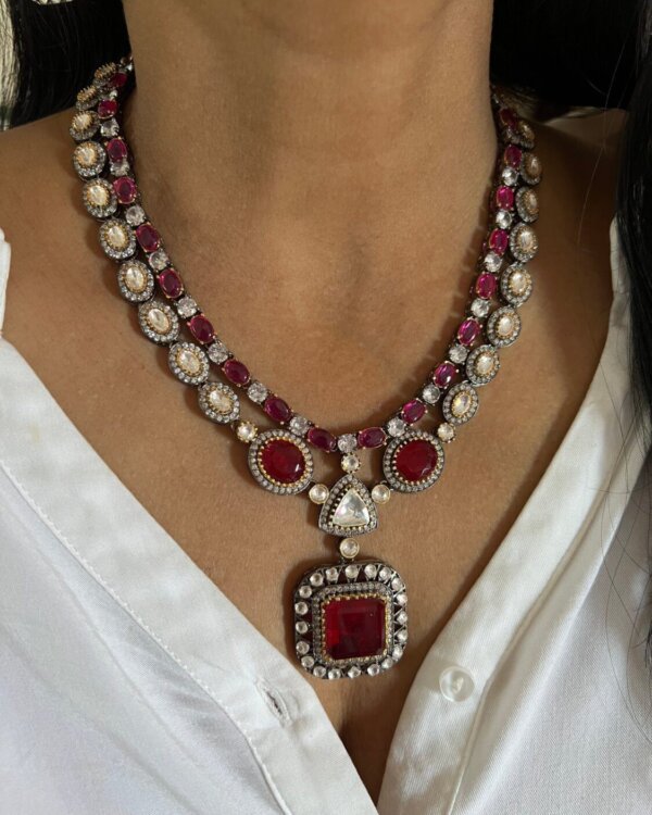 Manish Malhotra Style Double Layer Set