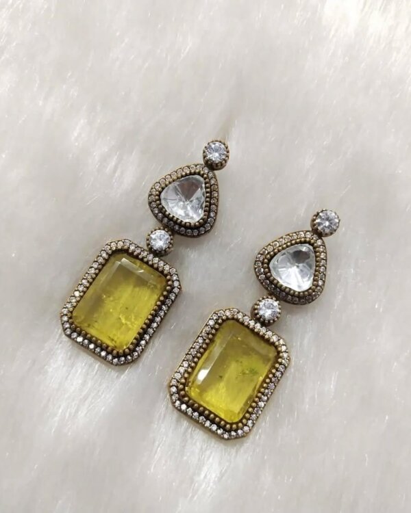 Mirah Manish Malhotra Style Bollywood Earrings – Designer Party Wear 3 1004123516