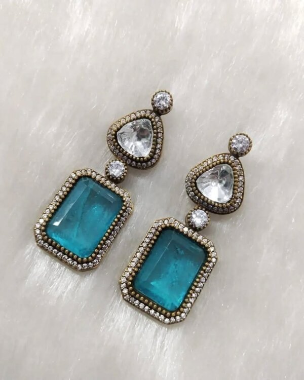 Mirah Manish Malhotra Style Bollywood Earrings – Designer Party Wear 6 1004123518