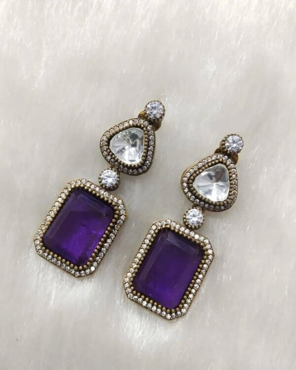 Mirah Manish Malhotra Style Bollywood Earrings – Designer Party Wear 5 1004123519