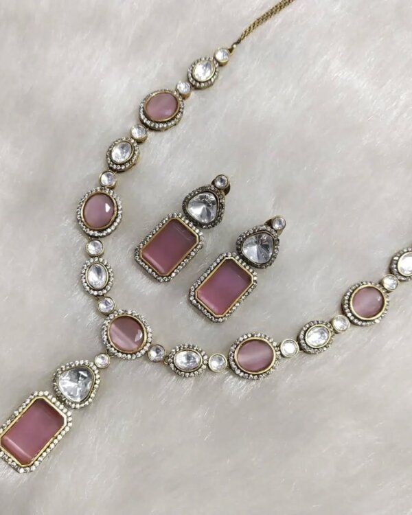 Mirali Manish Malhotra Style Necklace Set – Designer Bridal Jewellery 6 1004123540