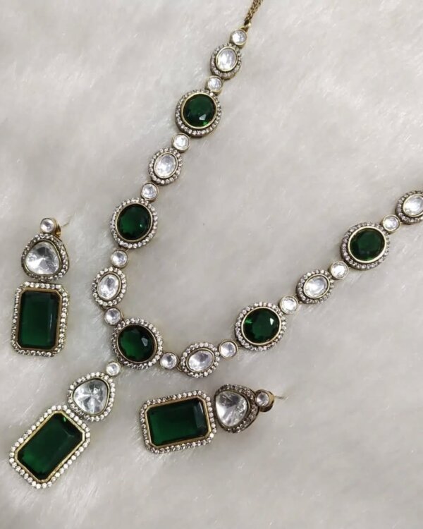 Mirali Manish Malhotra Style Necklace Set – Designer Bridal Jewellery 4 1004123542