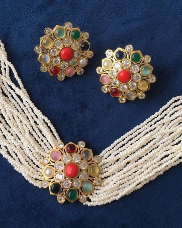 Navrathan jewellery set