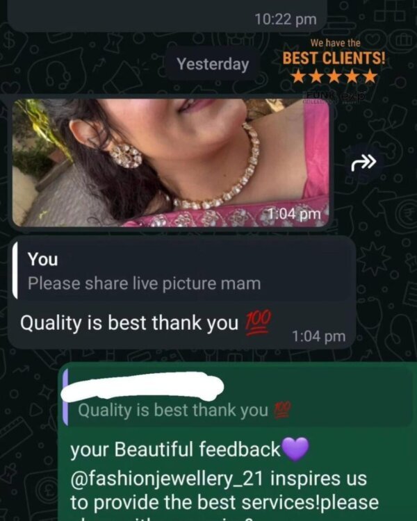 Prettiest Sleek Moissanite Polki Set – Minimal & Elegant Jewelry 5 1004721786 scaled