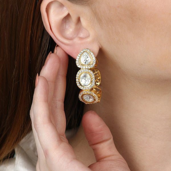 Viral Heer Luxe Hoops – Trendy Gold Hoop Earrings for Women | Everyday Luxury