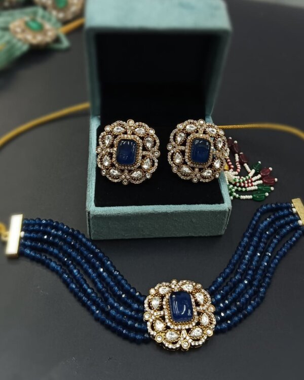 Anika Choker Set Sabyasachi Style – Exquisite Polki Jewelry 9 1005360466