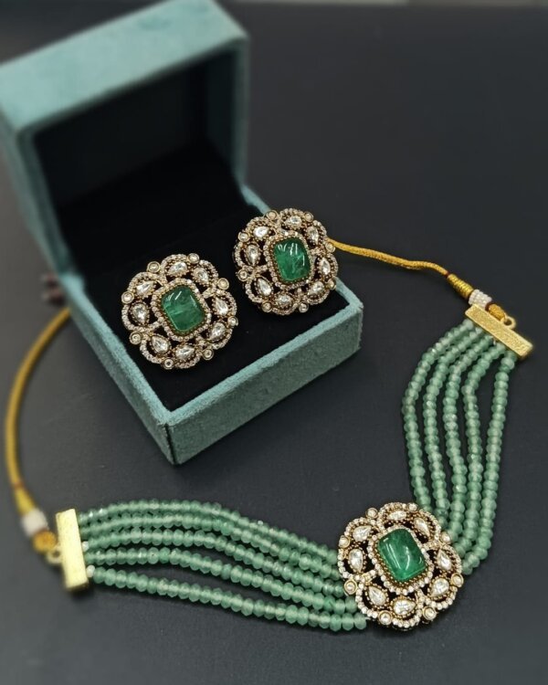 Anika Choker Set Sabyasachi Style – Exquisite Polki Jewelry 5 1005360467