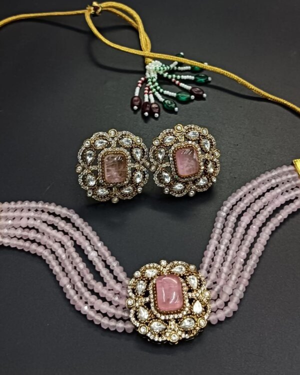 Anika Choker Set Sabyasachi Style – Exquisite Polki Jewelry 4 1005360468