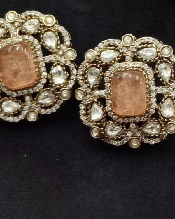 Sabyasachi Studs – Exquisite Designer Wedding Stud Earrings 4 1005360585