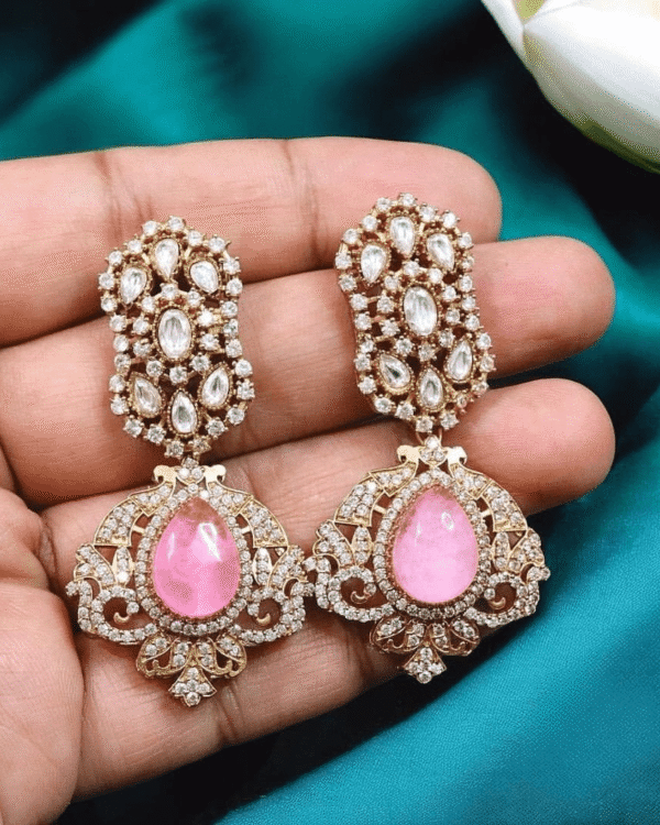 Rushika Doublet Gemstone Earrings – Luxurious Statement Jewelry for Ethnic & Party Looks 6 3 20250608 181638 0002
