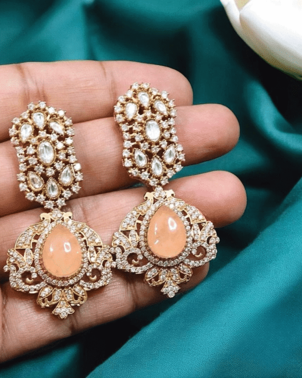 Rushika Doublet Gemstone Earrings – Luxurious Statement Jewelry for Ethnic & Party Looks 3 6 20250608 181638 0005